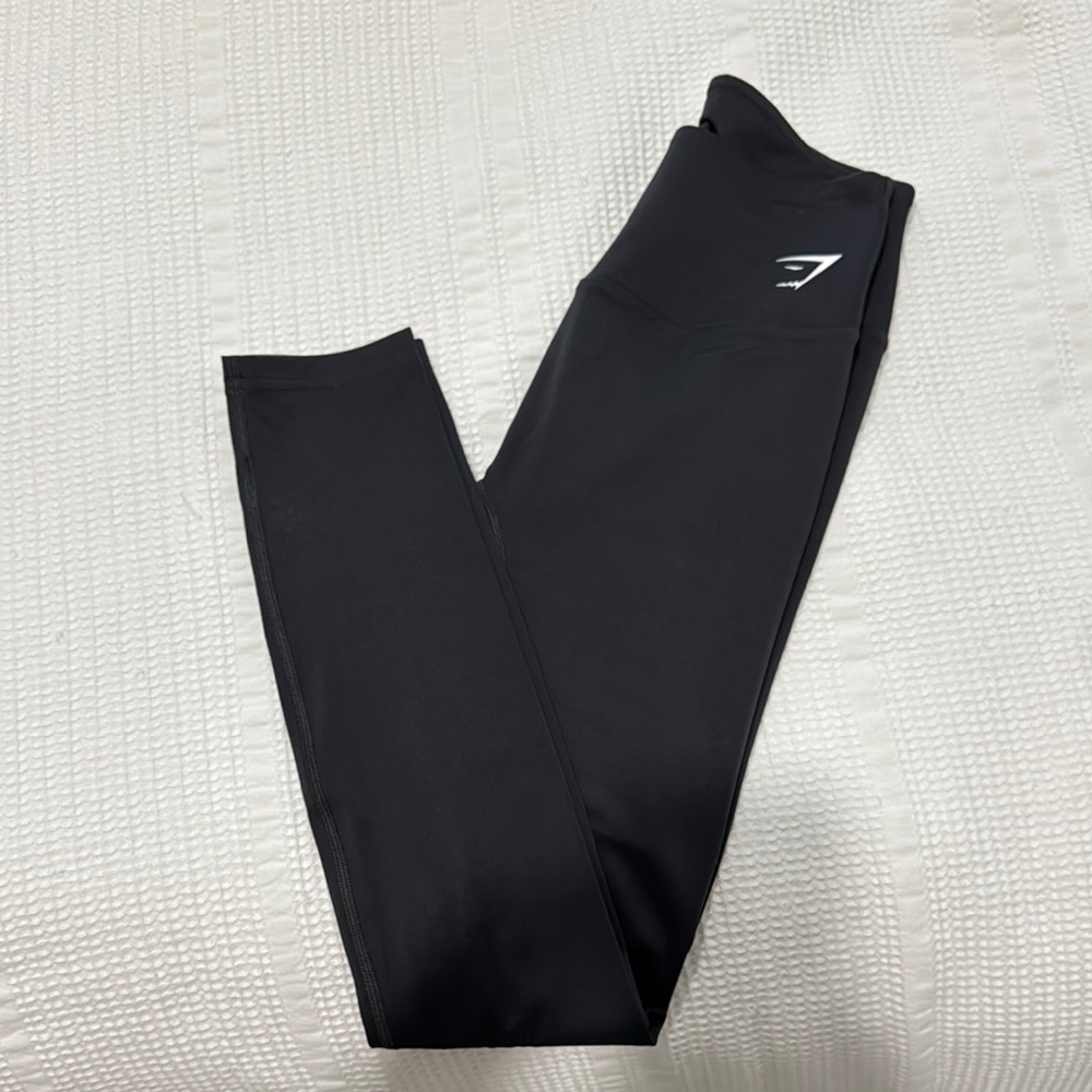 women’s gymshark training leggings in dark gray (size: M)